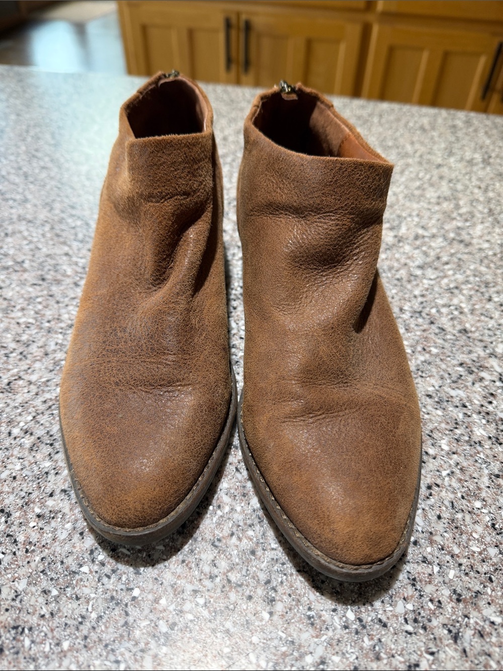 Lucky Brand Brown Suede Ankle Boots